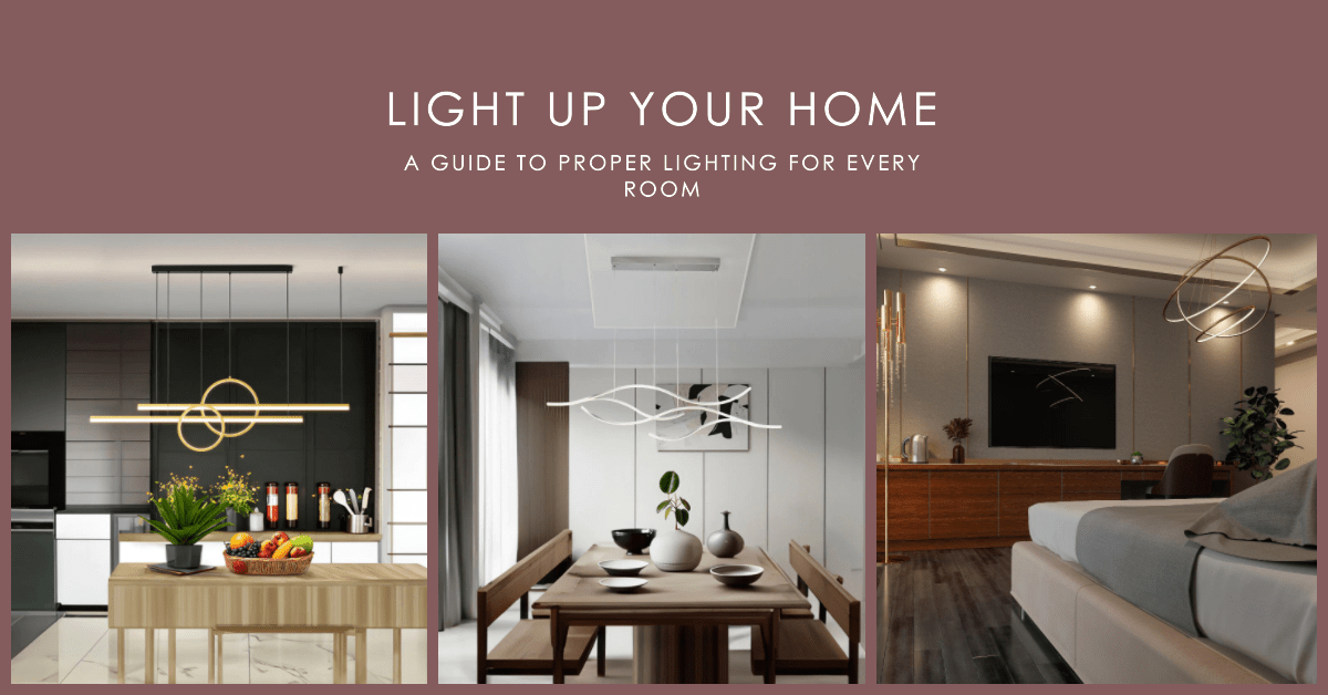 A Guide to Proper Lighting for Different Rooms in Your Home - Crystal & Lux