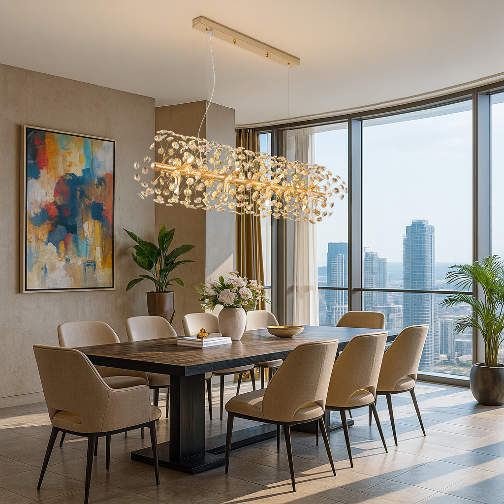 Luxury Crystal Blossom Branch Chandelier Pendant