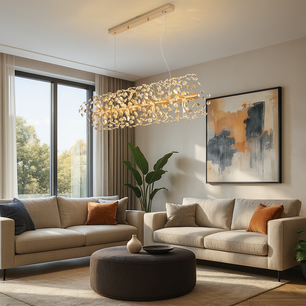 Luxury Crystal Blossom Branch Chandelier Pendant