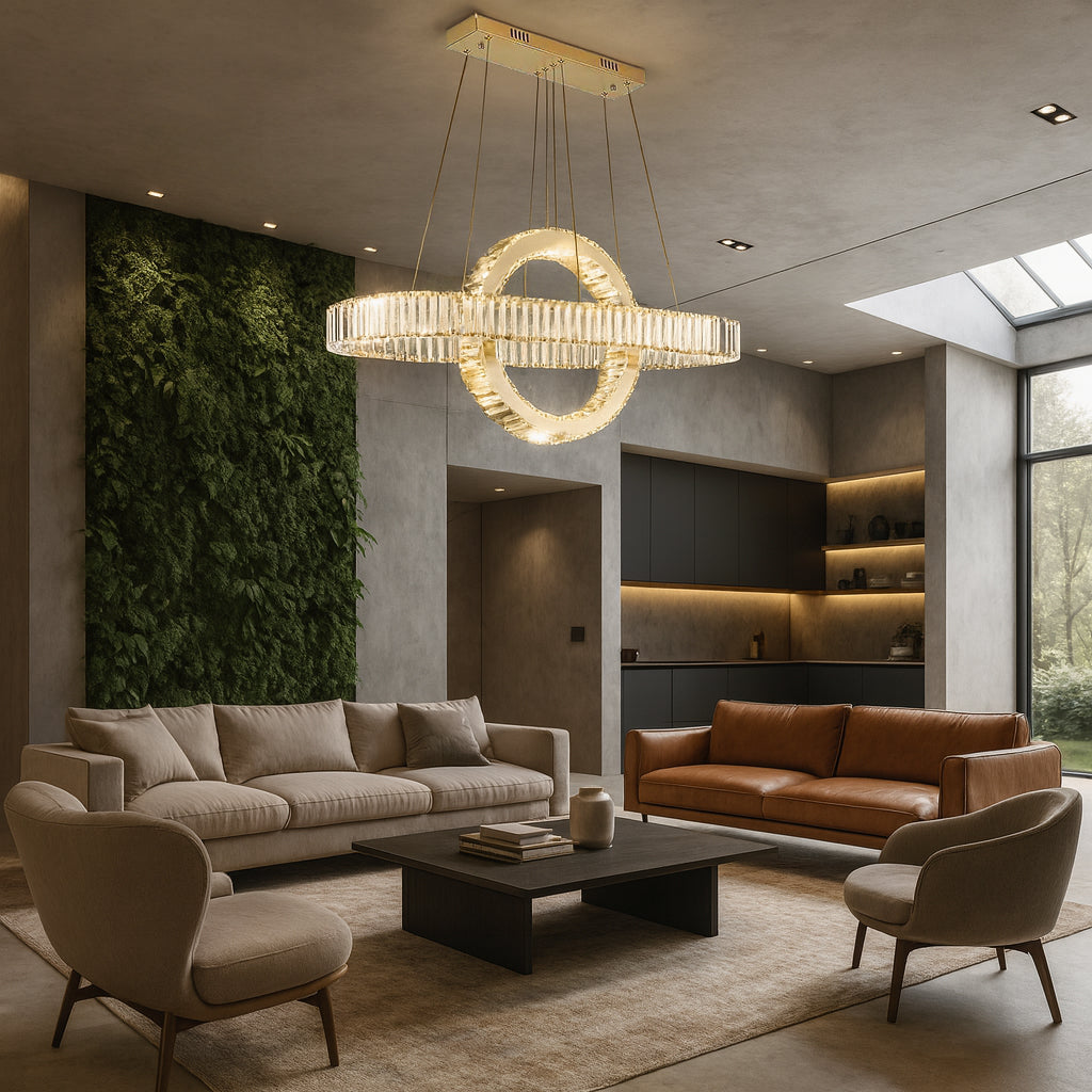 Luxury Crystal Meridian Chandelier Pendant