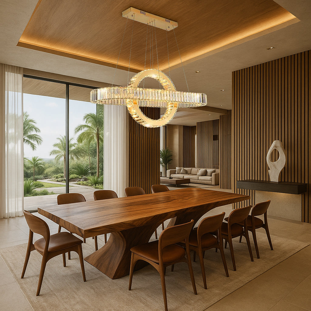 Luxury Crystal Meridian Chandelier Pendant