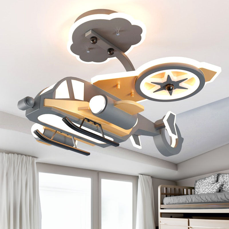 Helicopter Kid's Ceiling Light