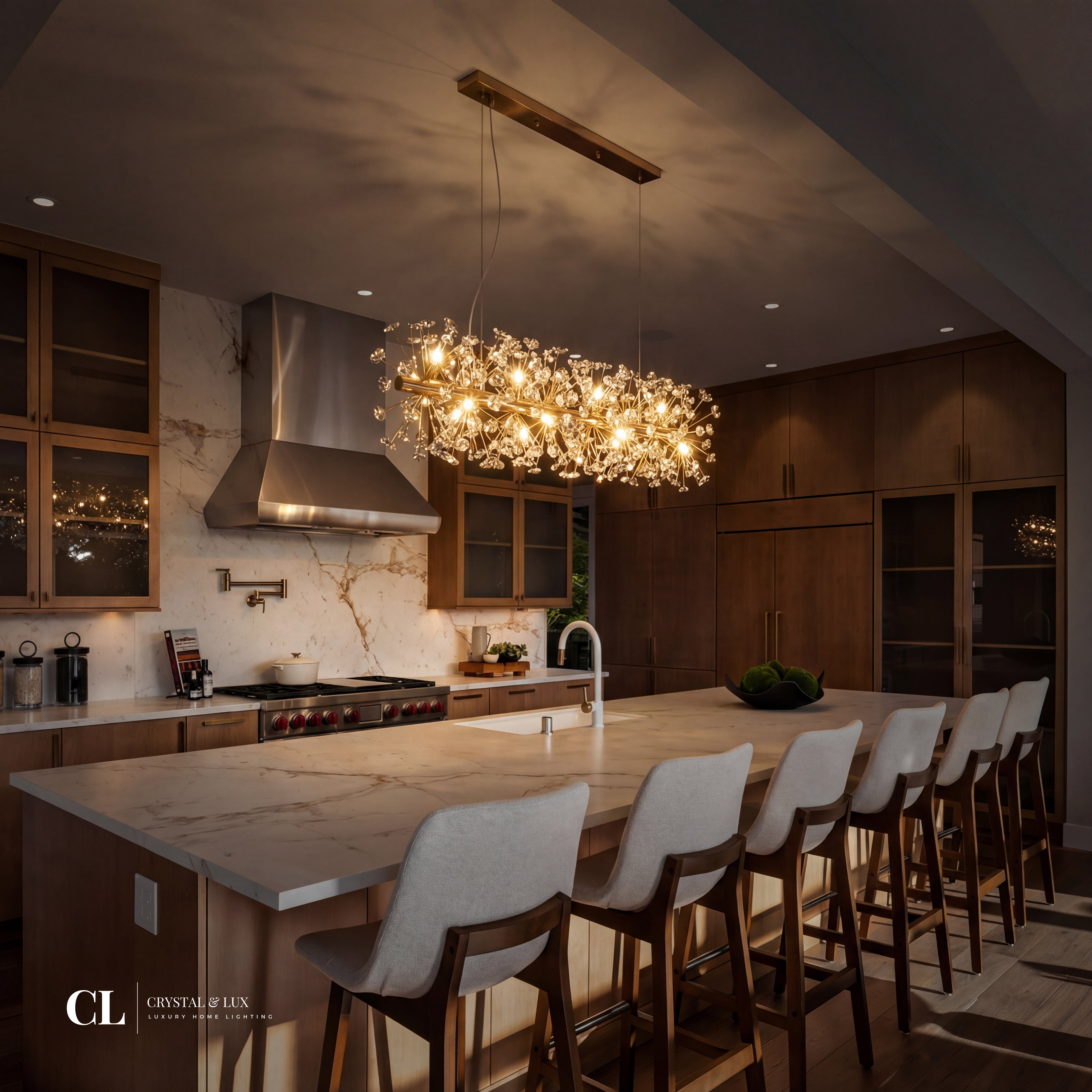 The Crystal Blossom Chandelier