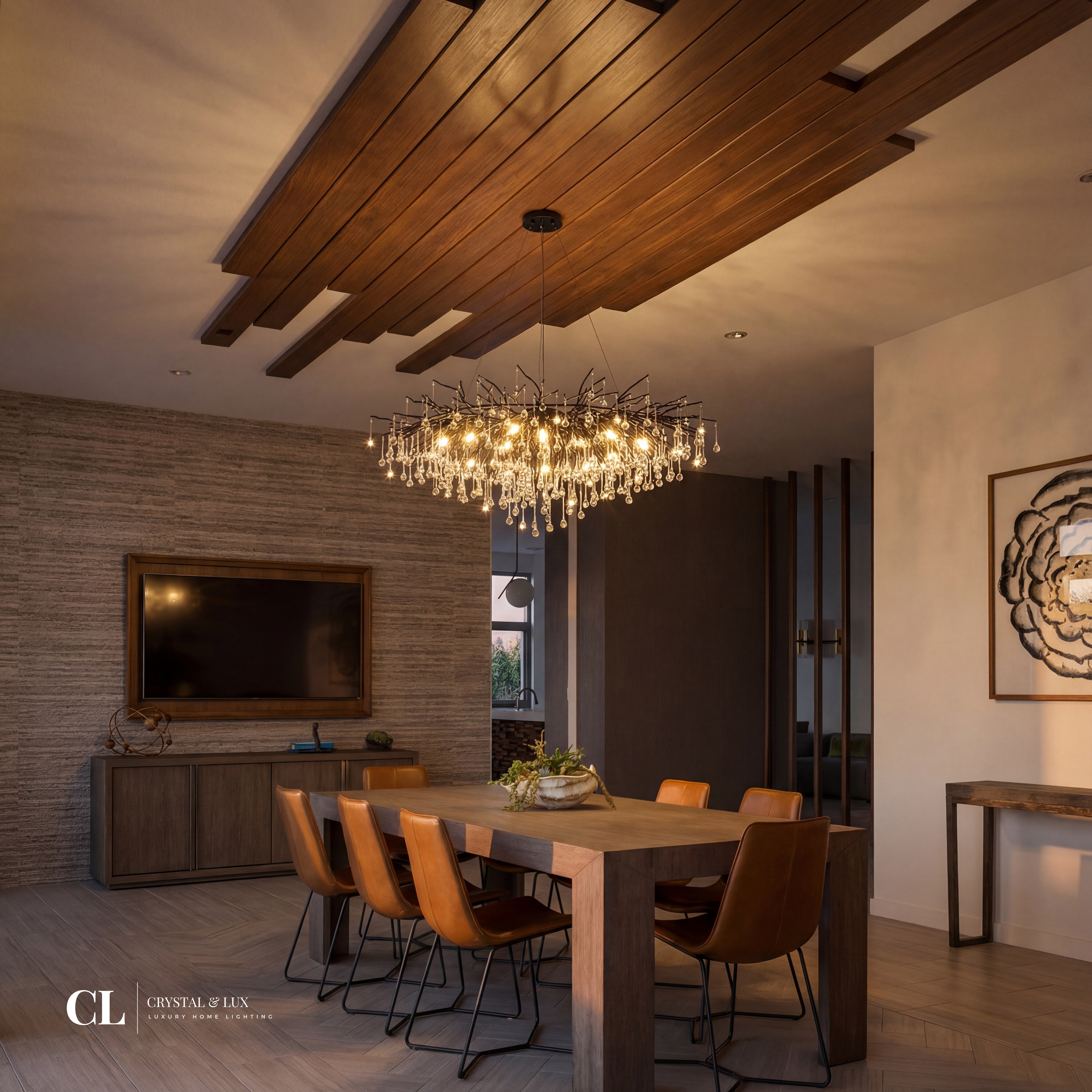 The Grand Crowned Branch Chandelier