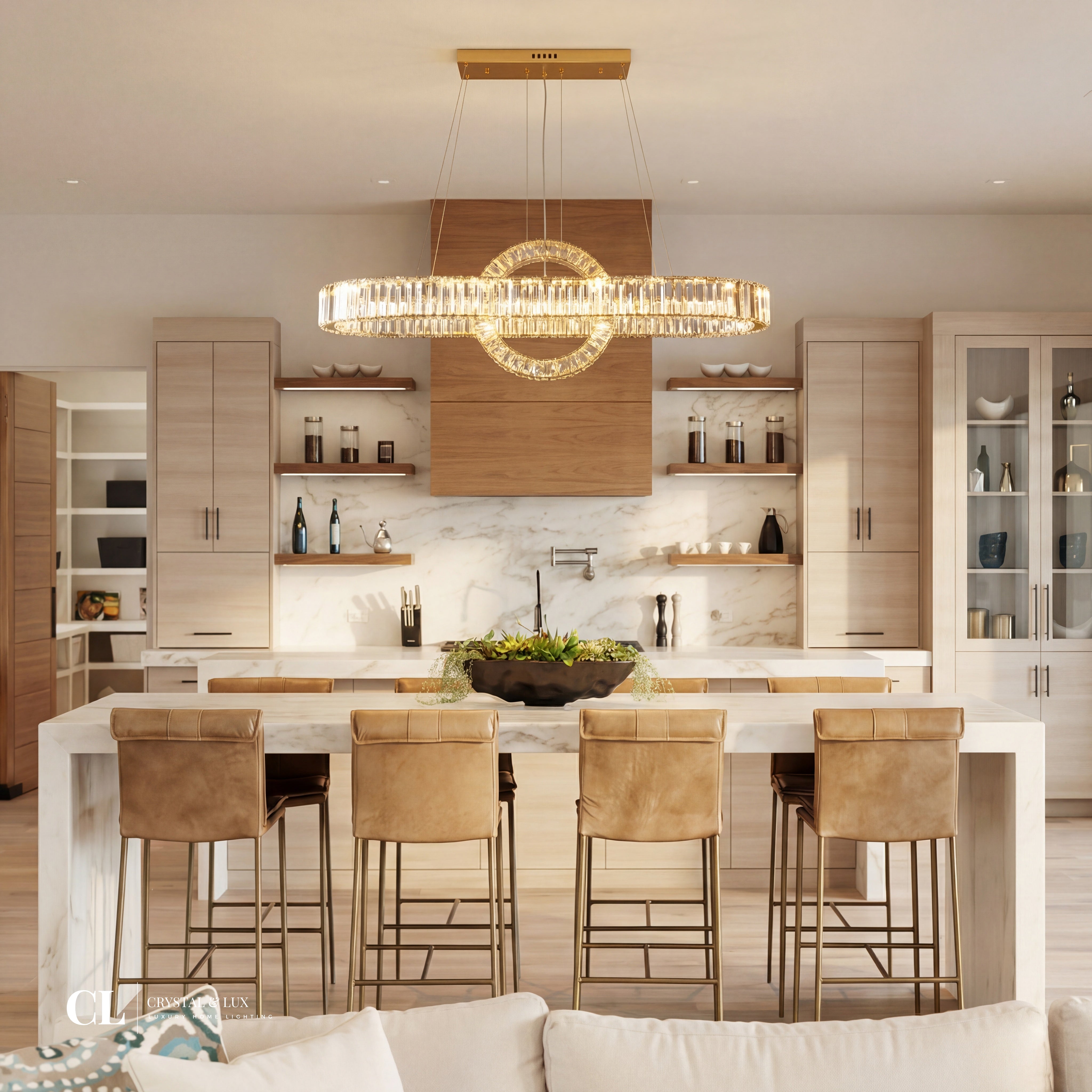 The Crystal Meridian Chandelier