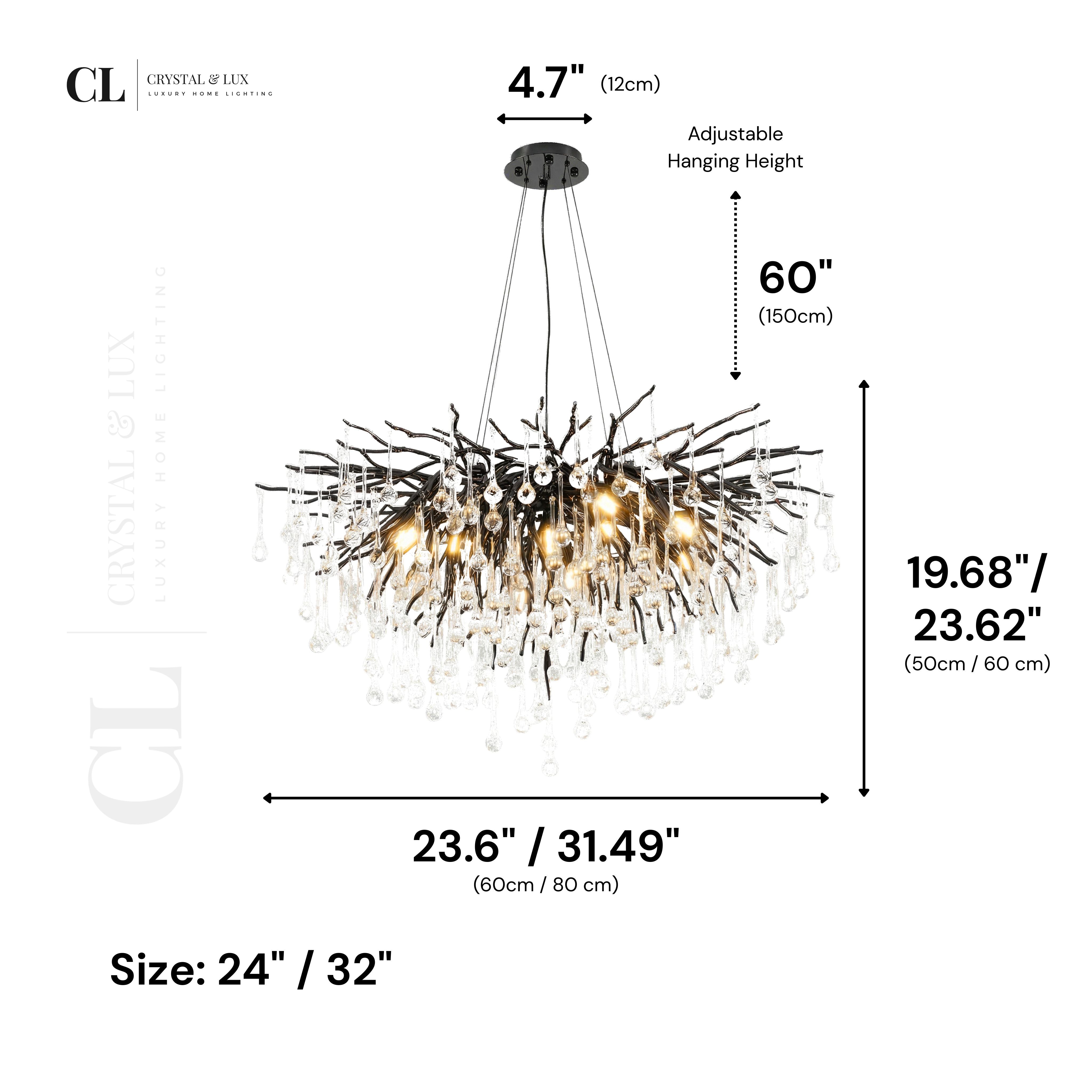 The Crowned Branch Chandelier