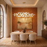 The Golden Ginkgo Chandelier
