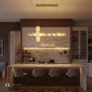 The Crystal Axis Ring Chandelier
