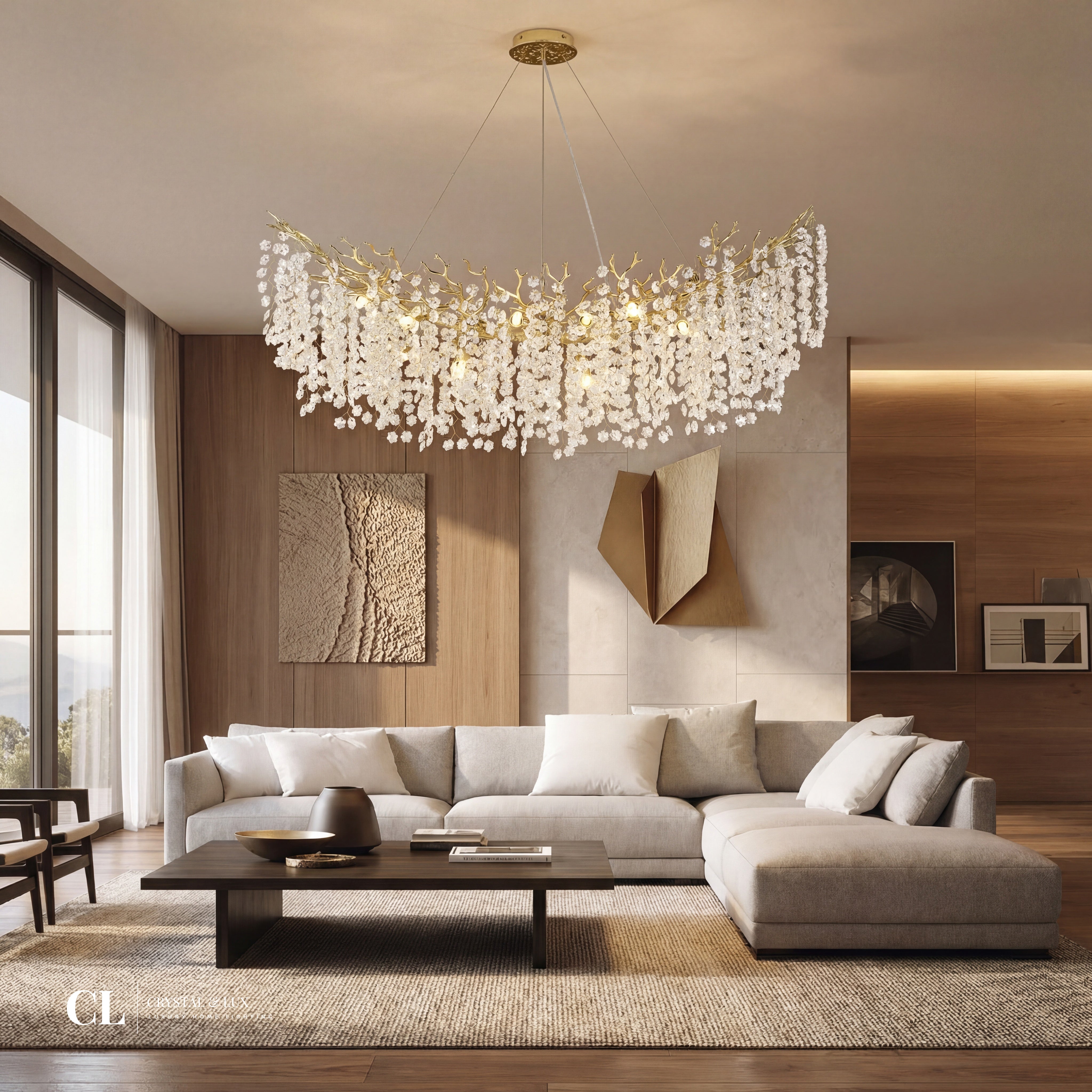 The Royal Crowned Branch Chandelier