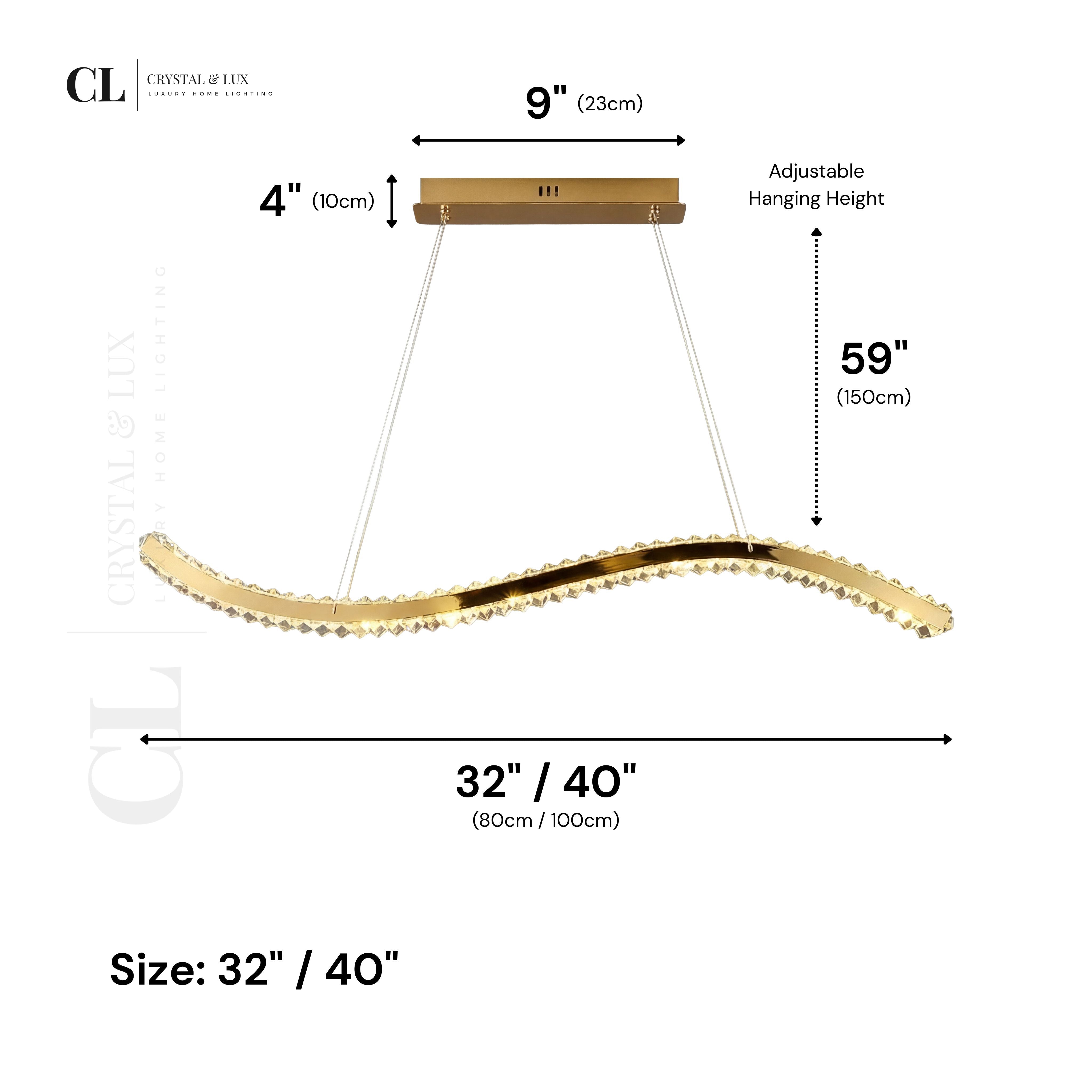 The Crystal Wave Pendant