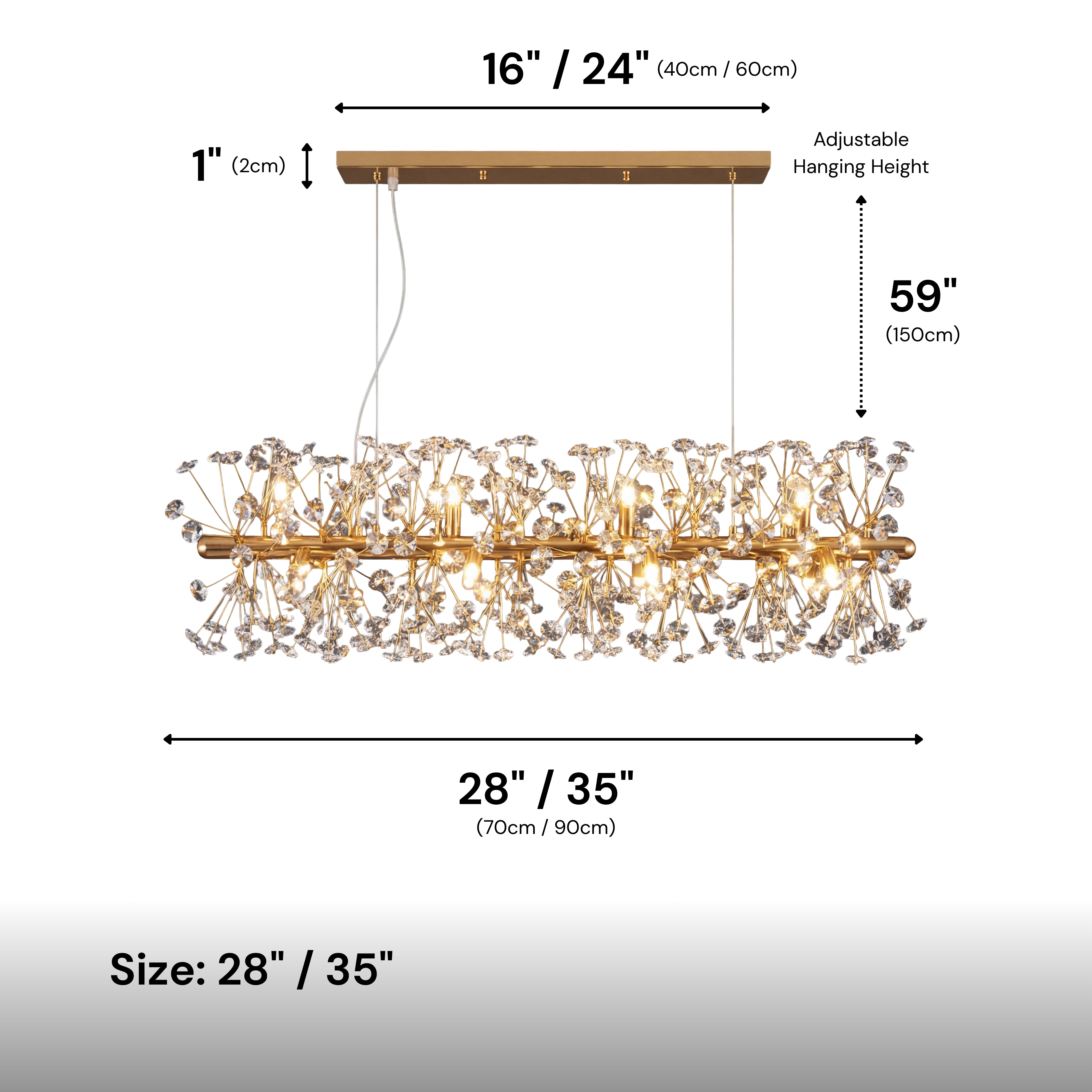 The Crystal Blossom Chandelier