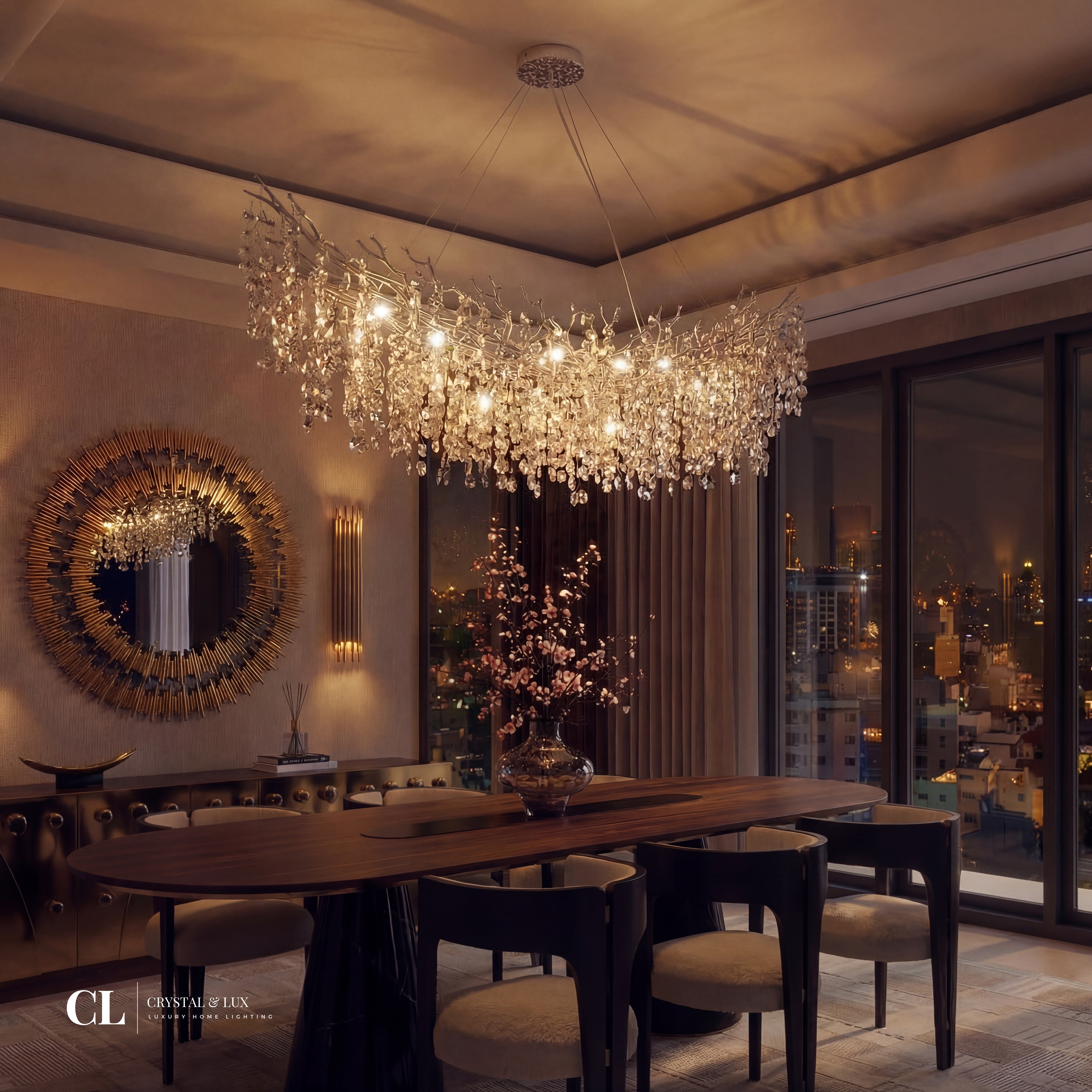 The Royal Crowned Branch Chandelier