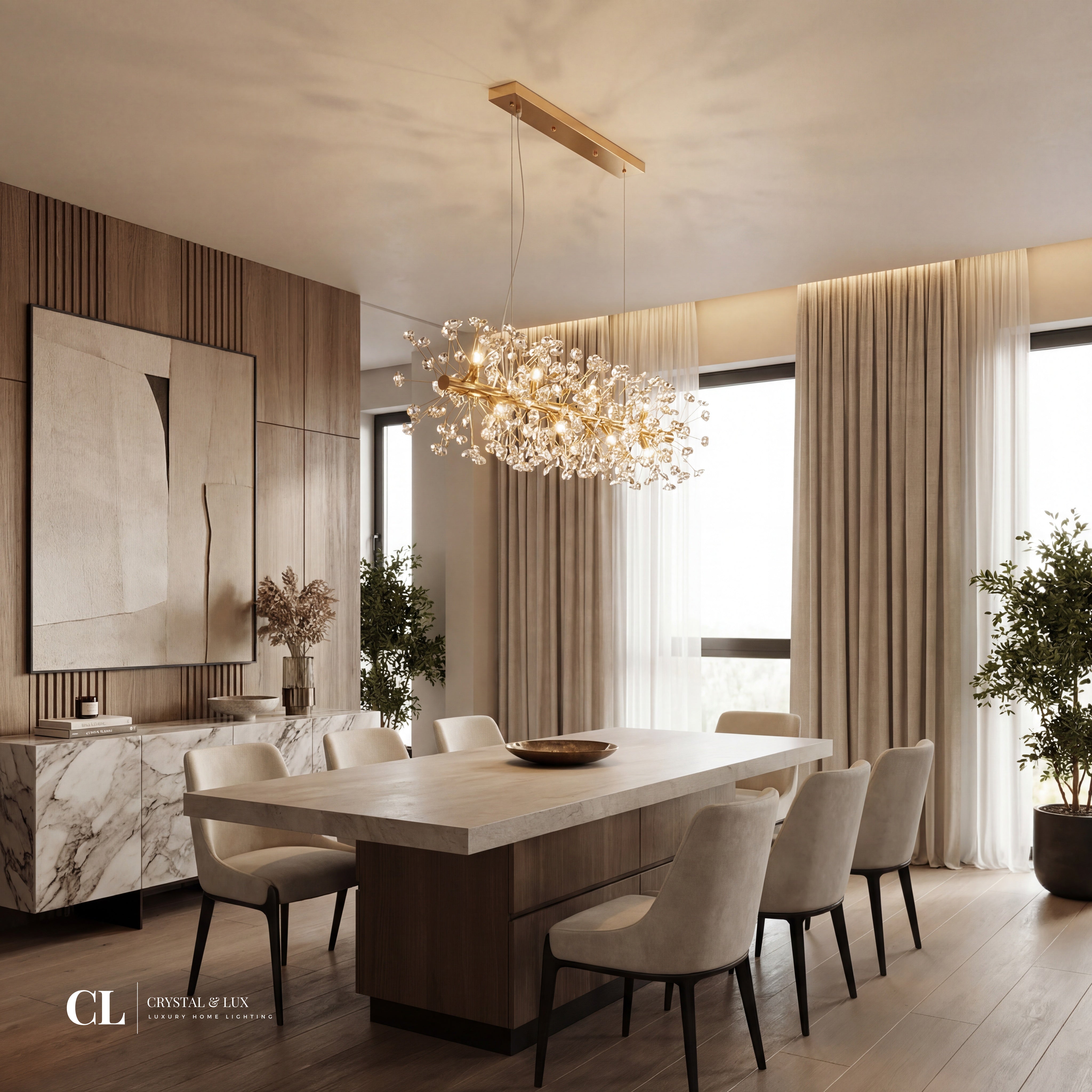 The Crystal Blossom Chandelier