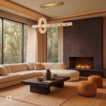 The Crystal Axis Ring Chandelier