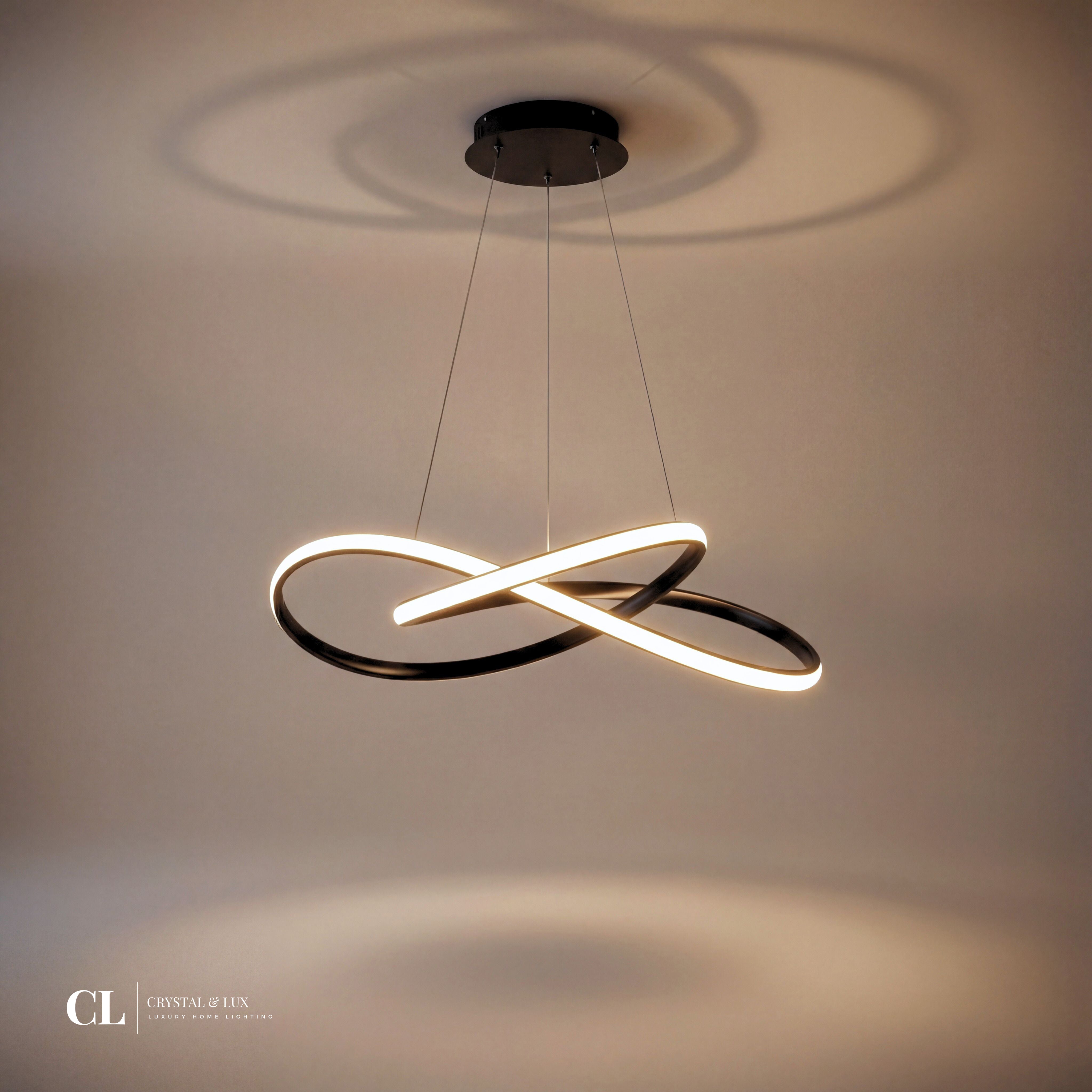 The Black Infinity Loop Pendant