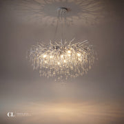 The Crowned Branch Chandelier - Silver