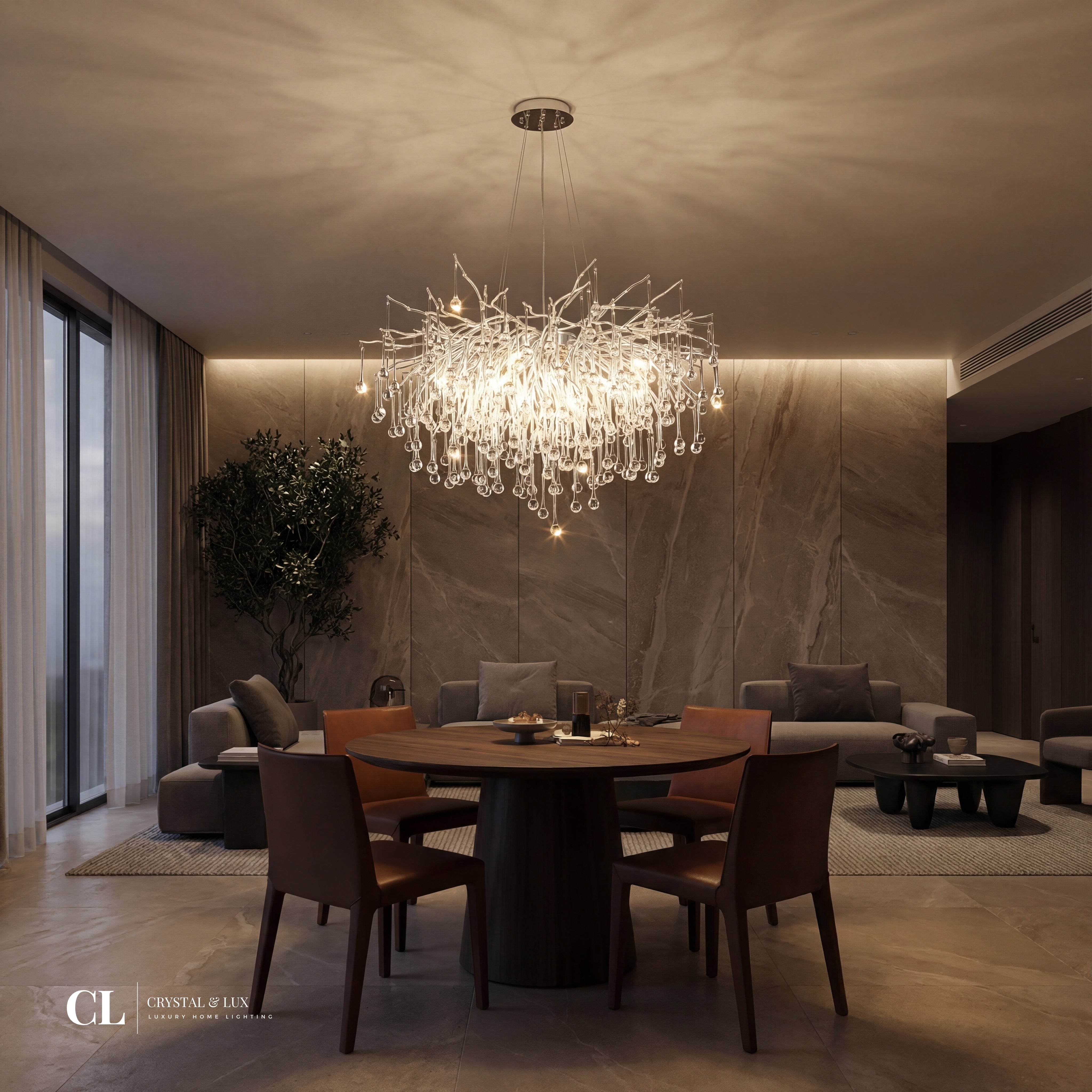 The Crowned Branch Chandelier