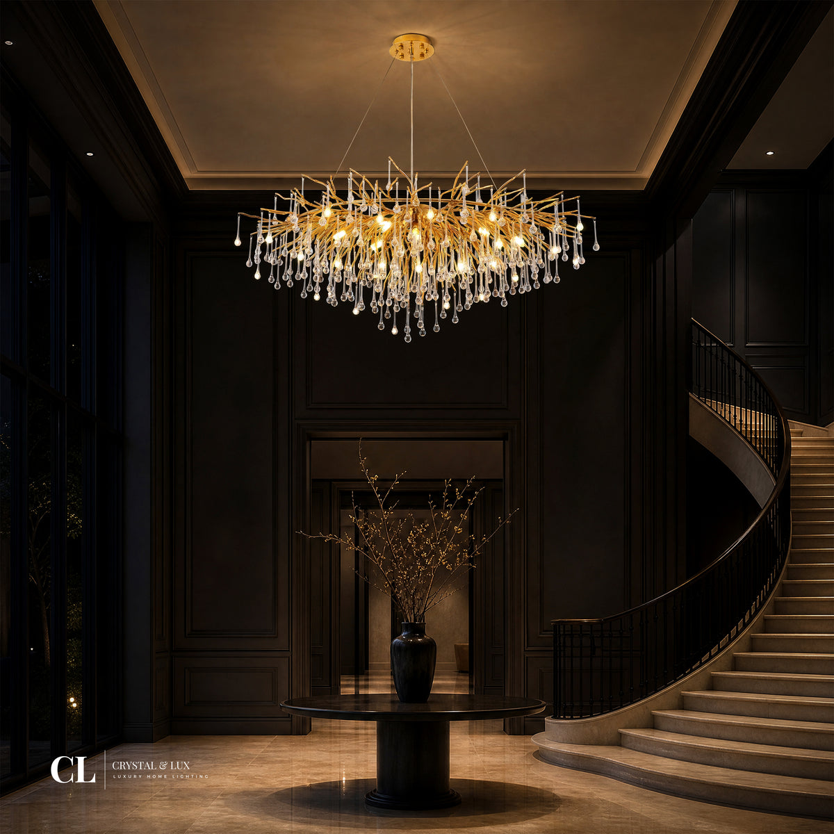 The Grand Crowned Branch Chandelier