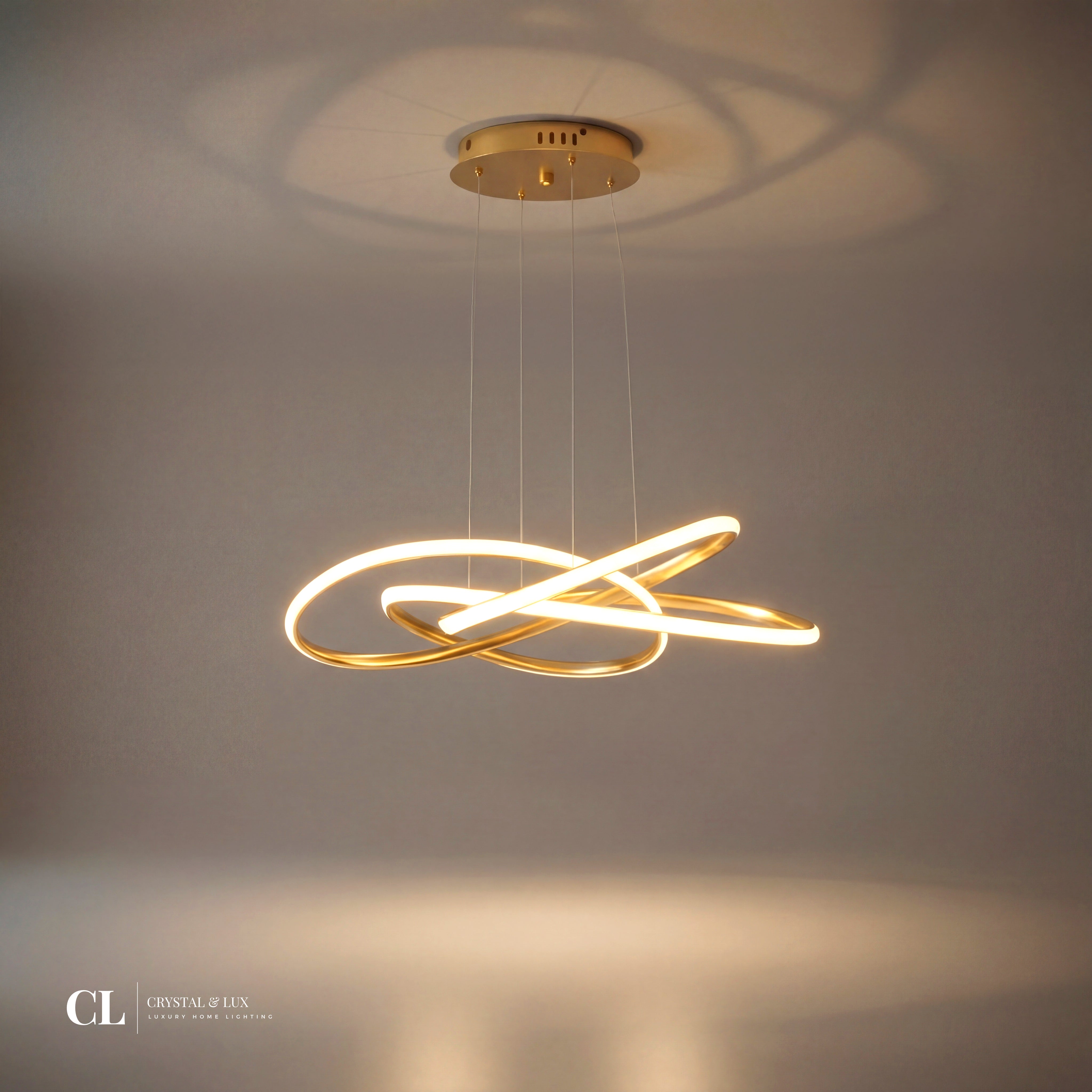 The Gold Interloop Pendant