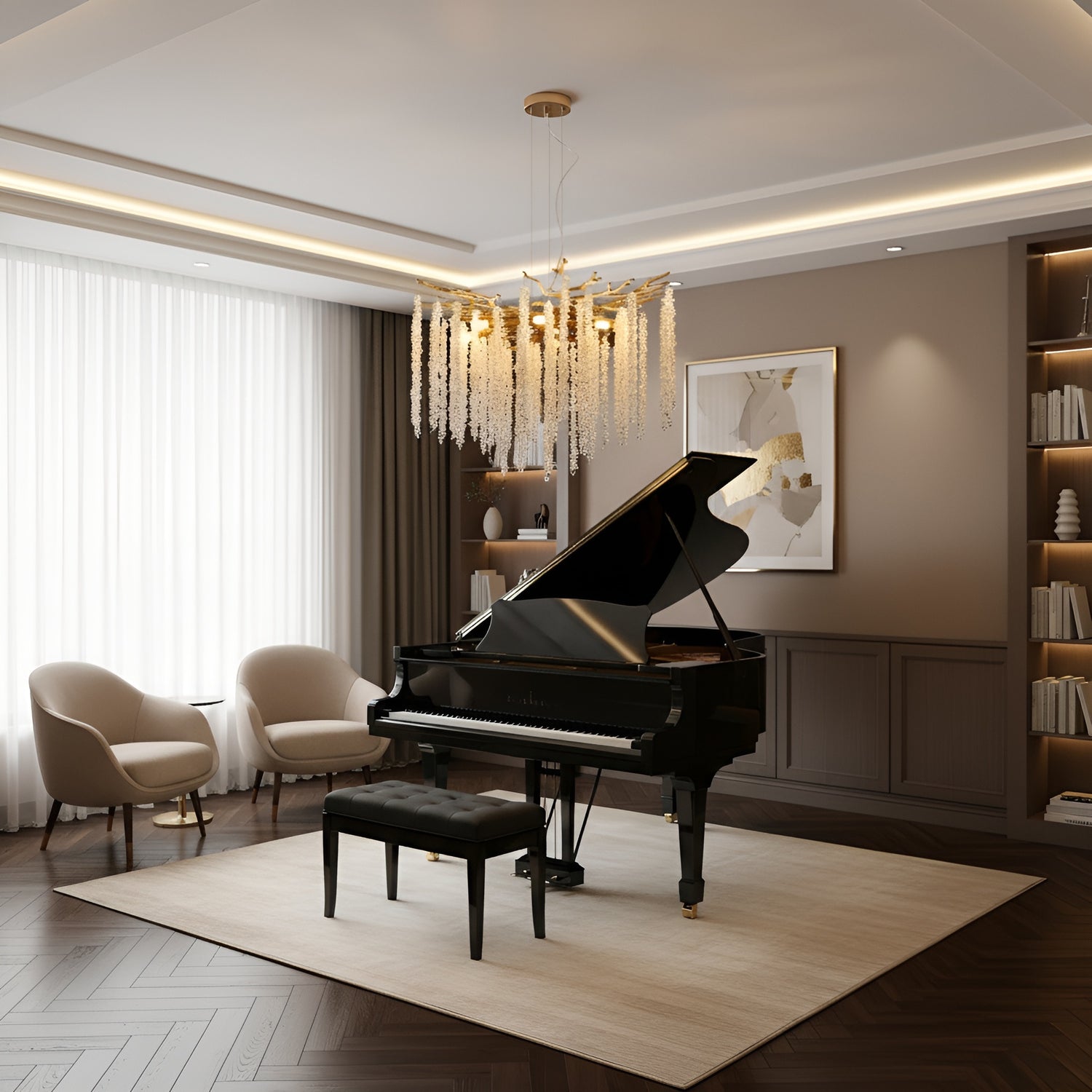 The Wisteria Bloom Chandelier