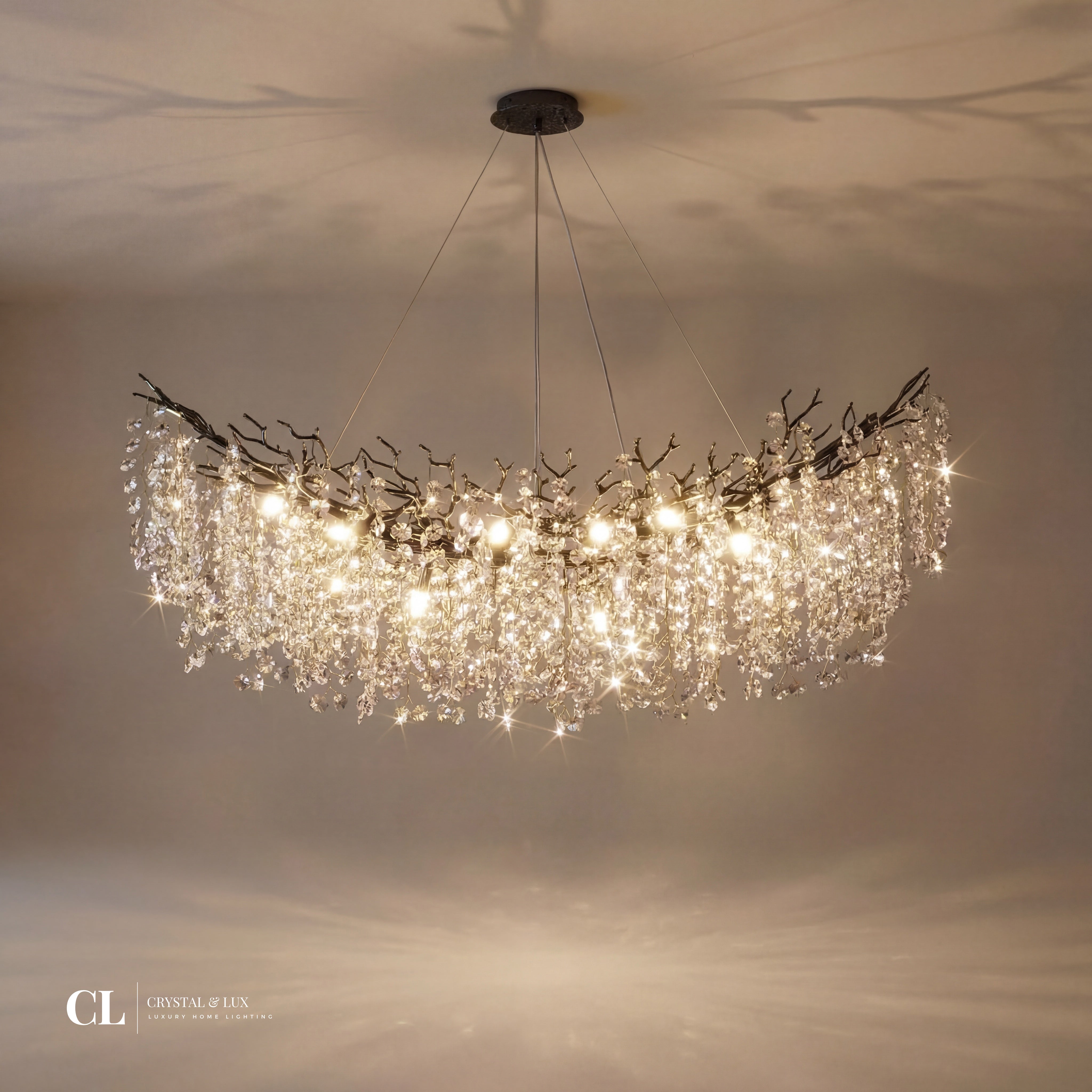 The Royal Crowned Branch Chandelier