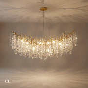 The Royal Crowned Branch Chandelier - Gold