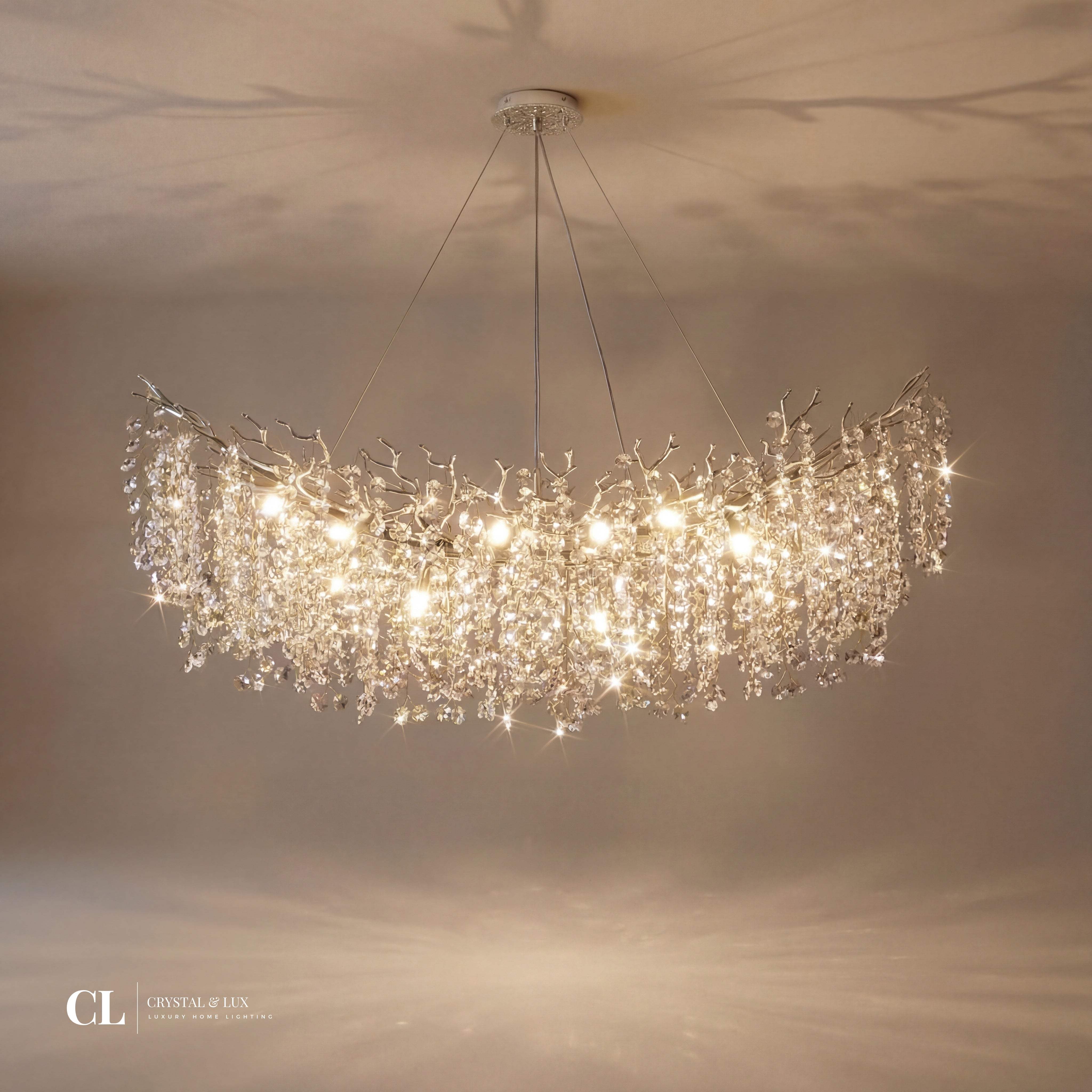 The Royal Crowned Branch Chandelier