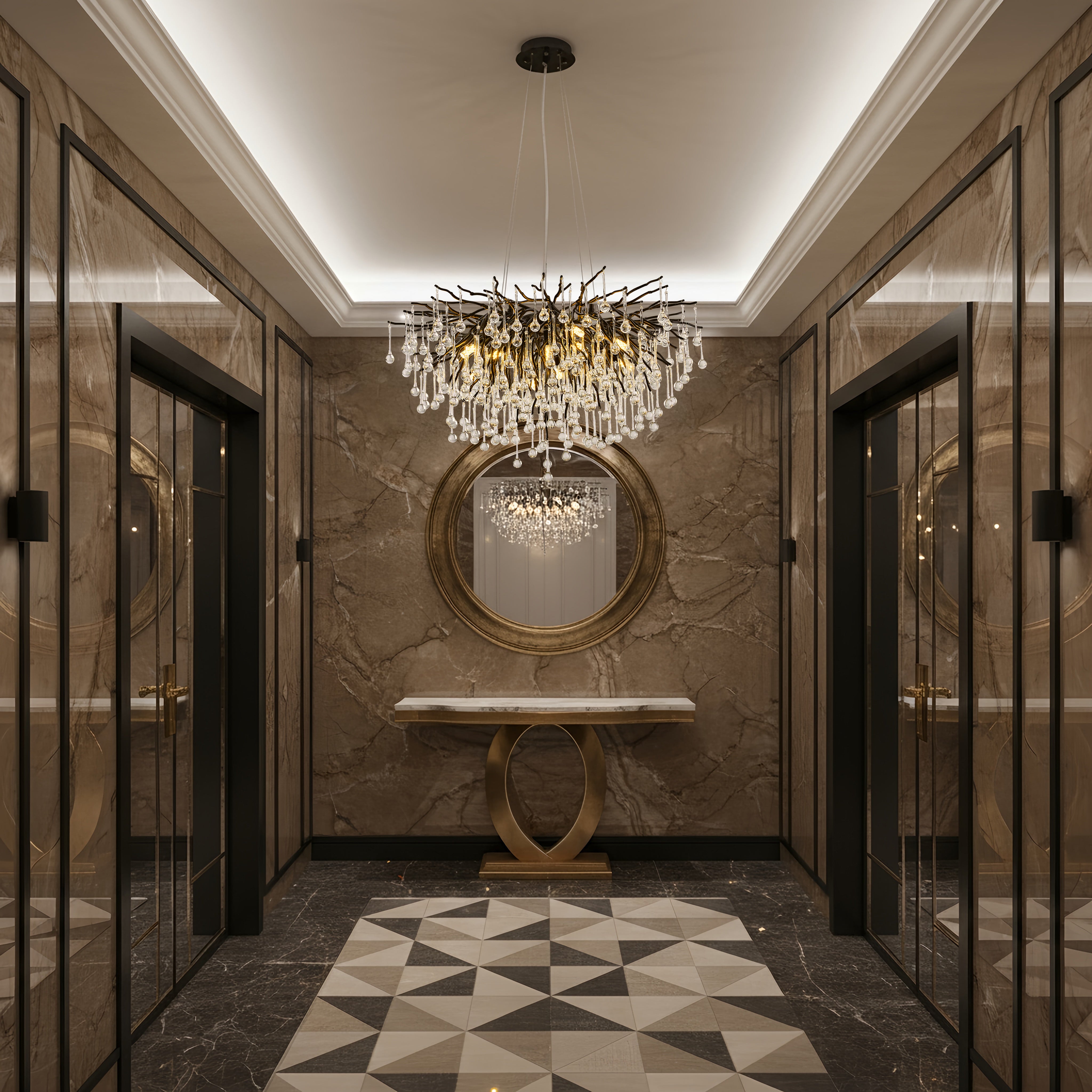 The Crowned Branch Chandelier