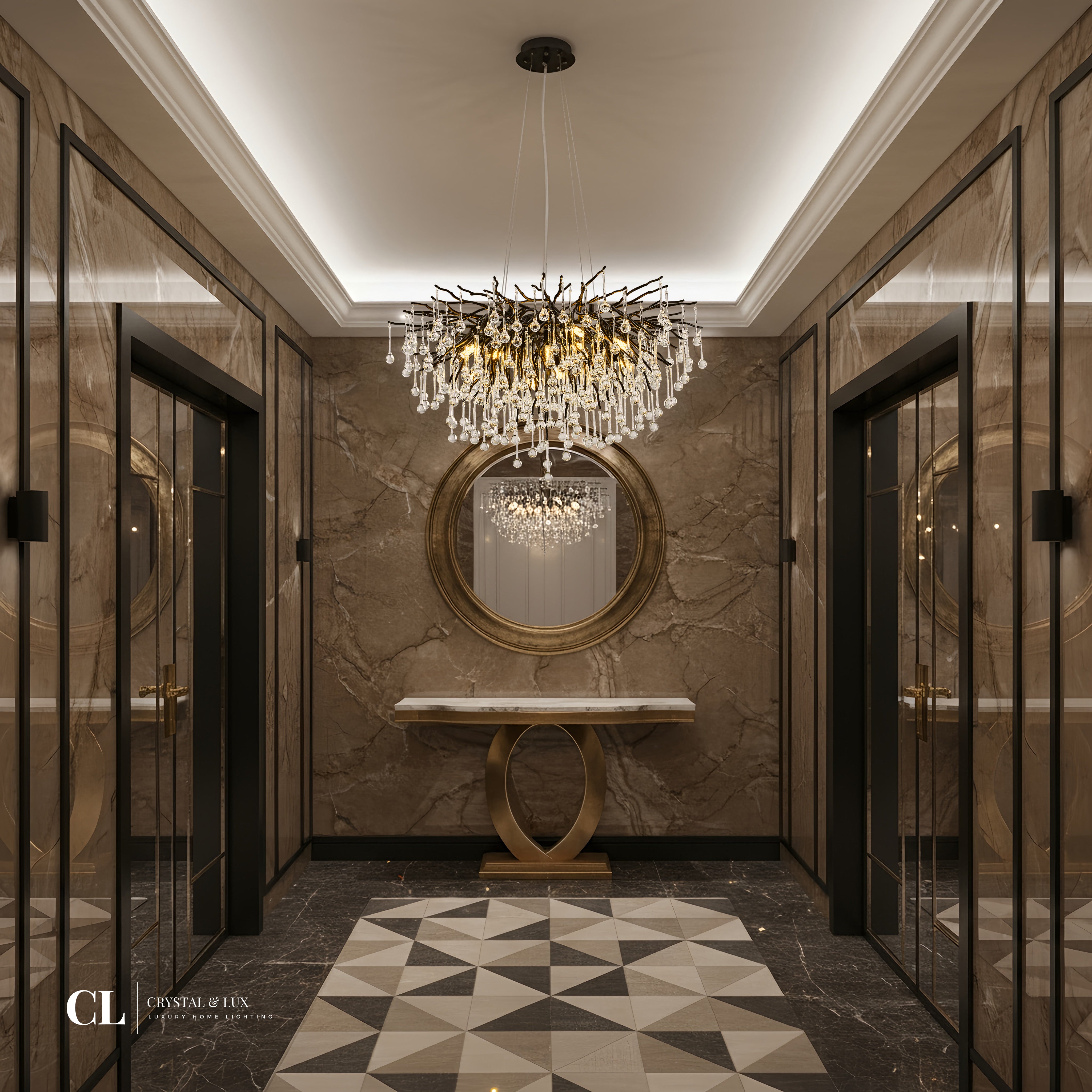 The Crowned Branch Chandelier