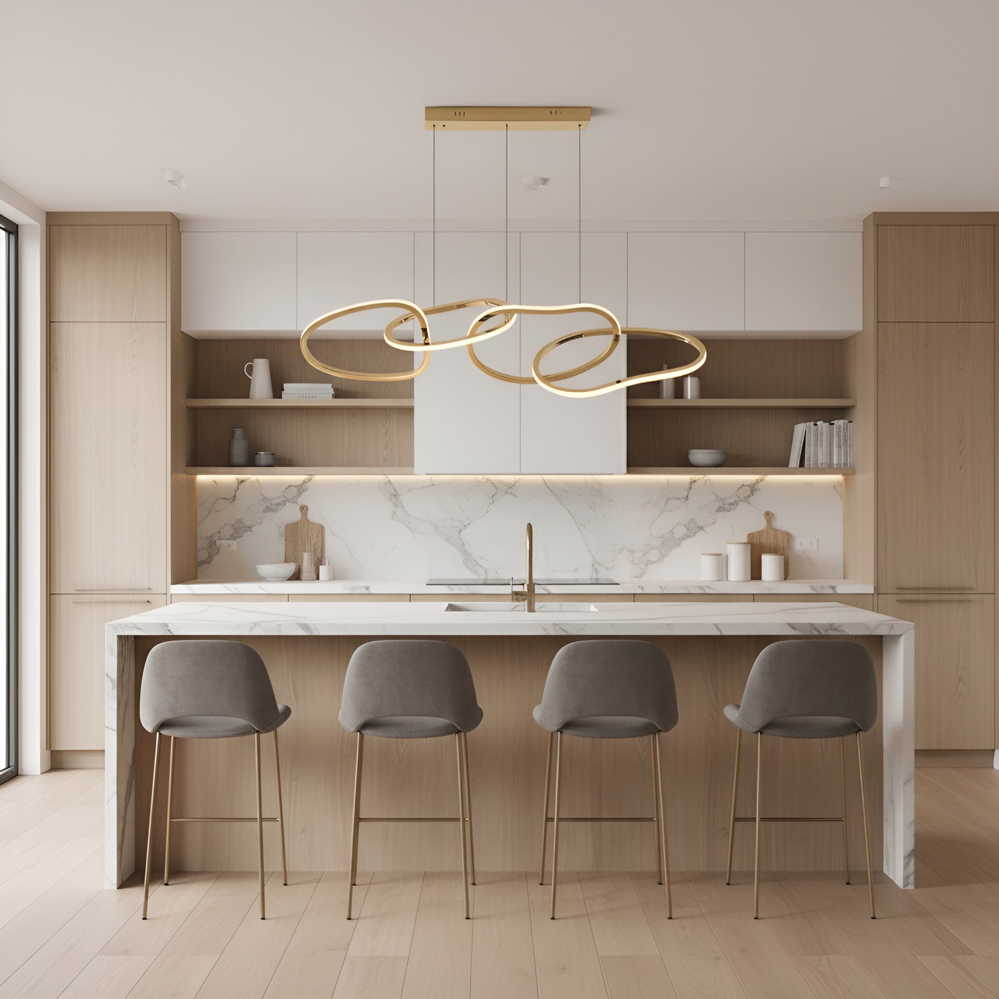 The Linked Loop Chandelier