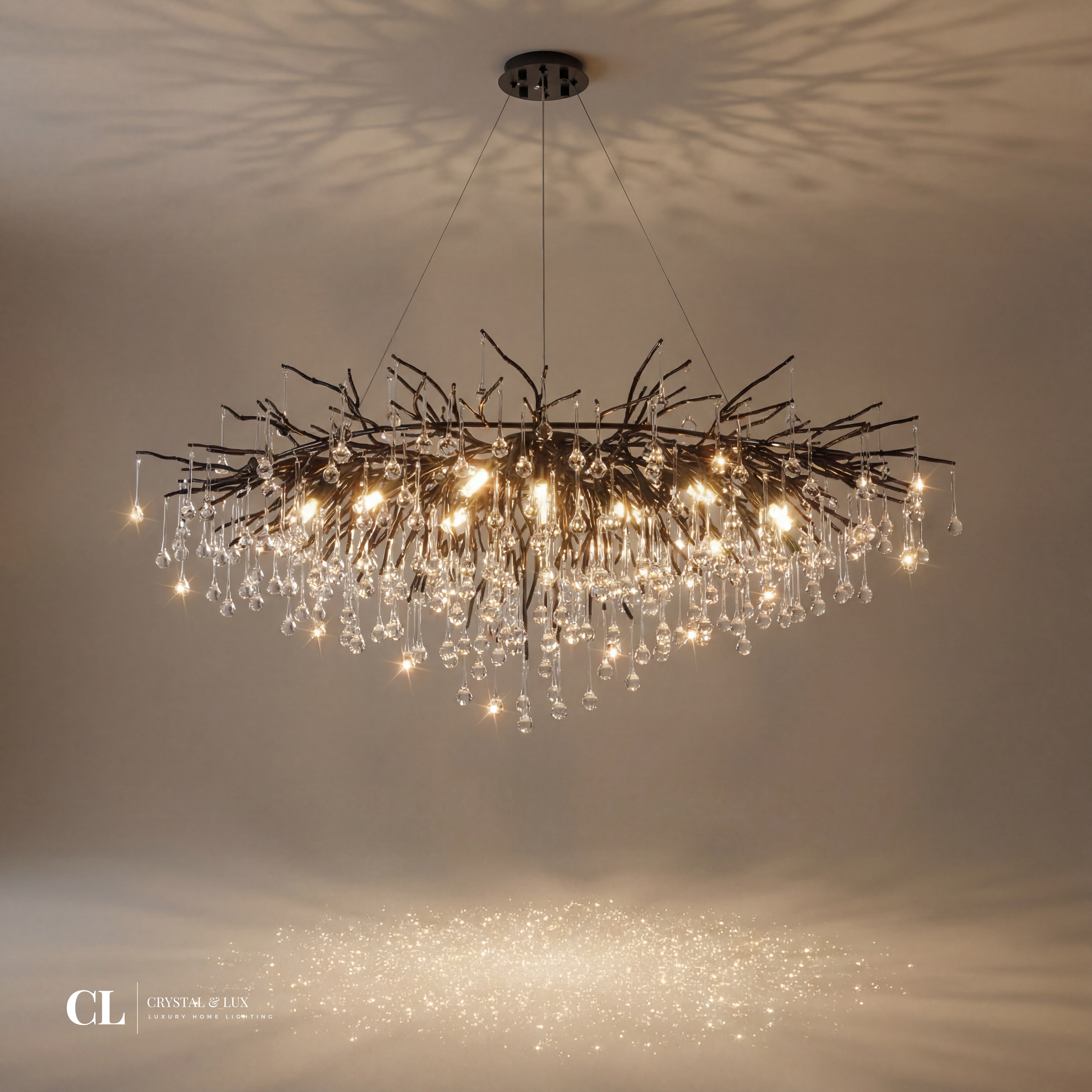 The Grand Crowned Branch Chandelier
