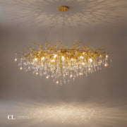 The Grand Crowned Branch Chandelier - Gold