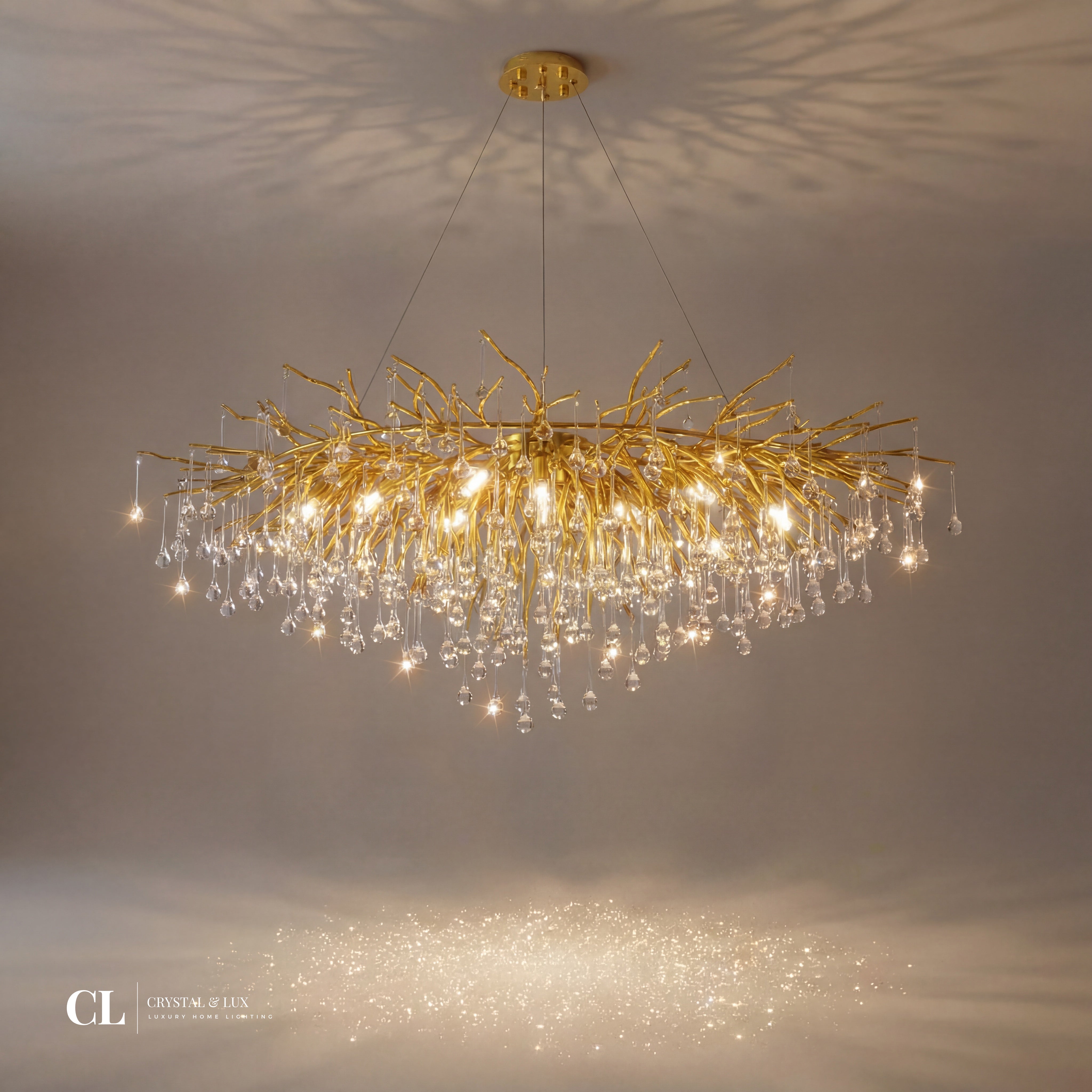 The Grand Crowned Branch Chandelier