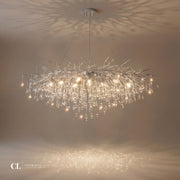 The Grand Crowned Branch Chandelier - Silver