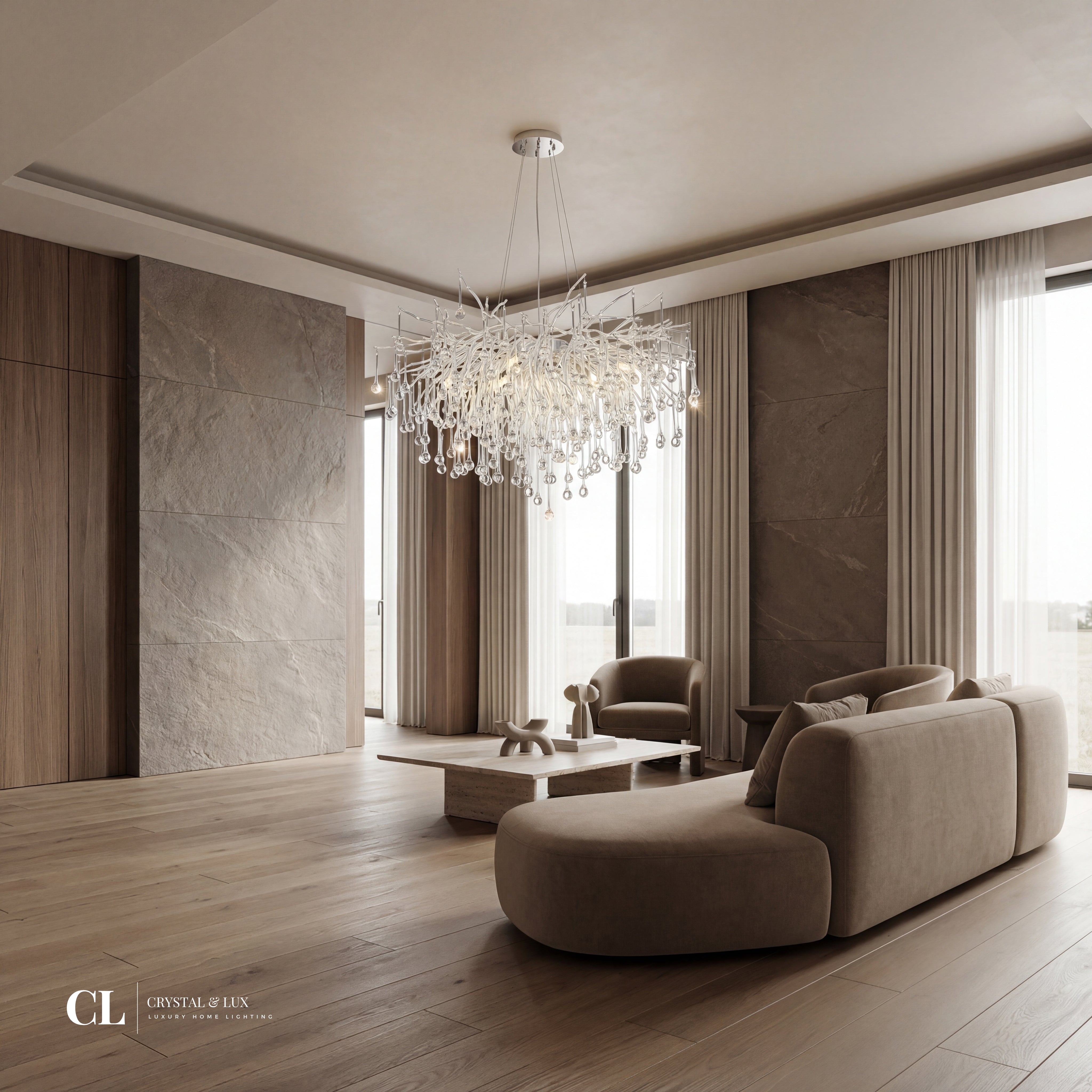 The Crowned Branch Chandelier