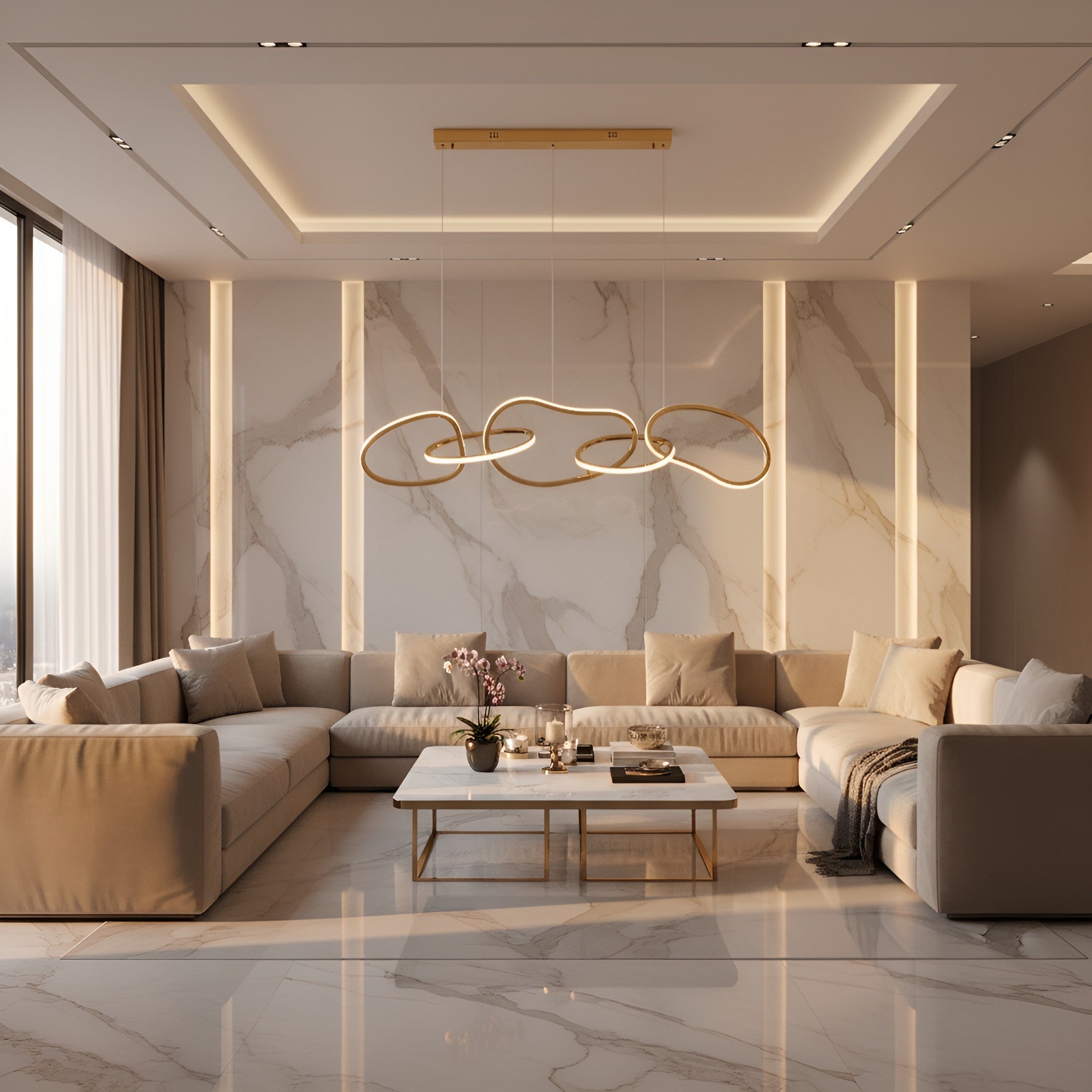 The Linked Loop Chandelier