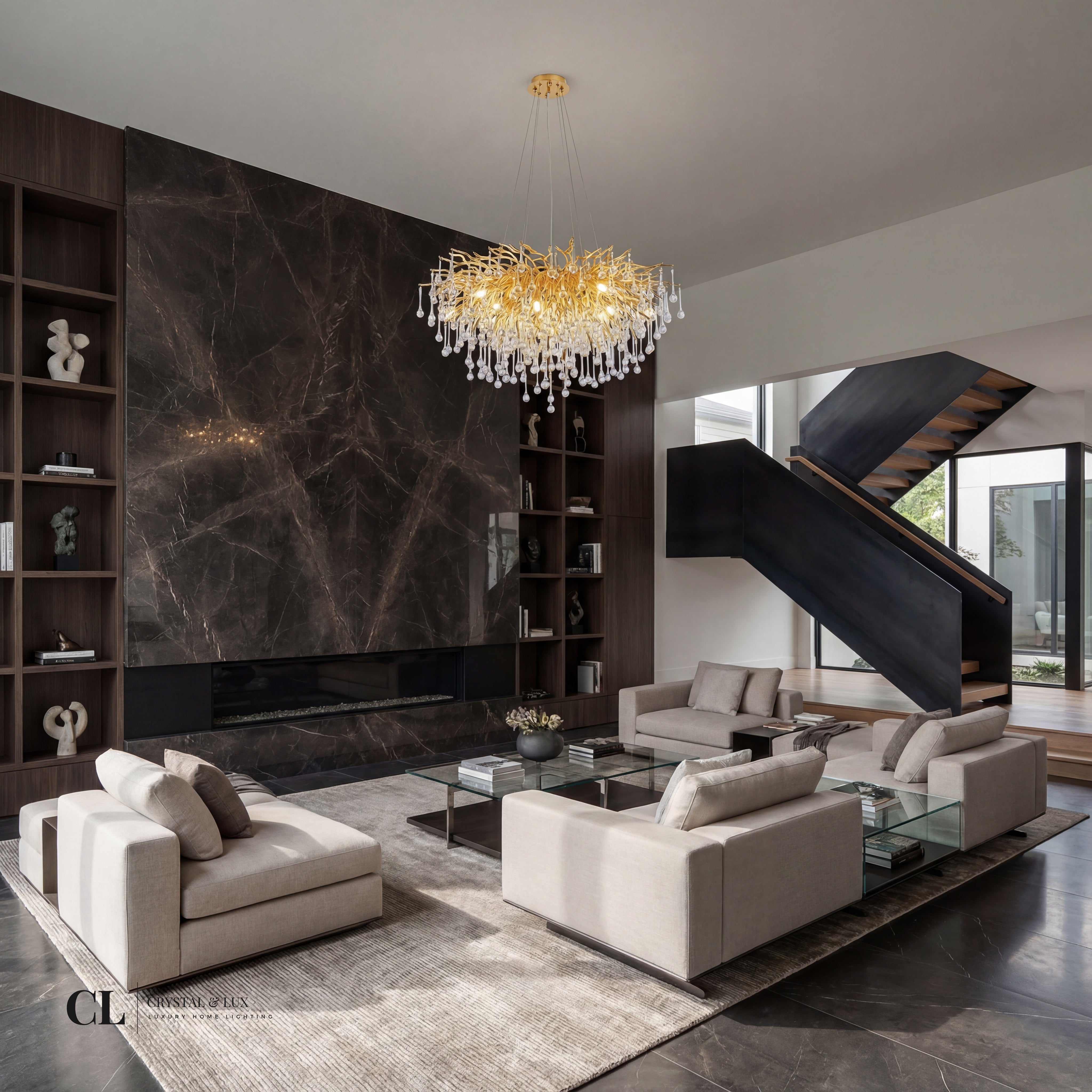 The Crowned Branch Chandelier