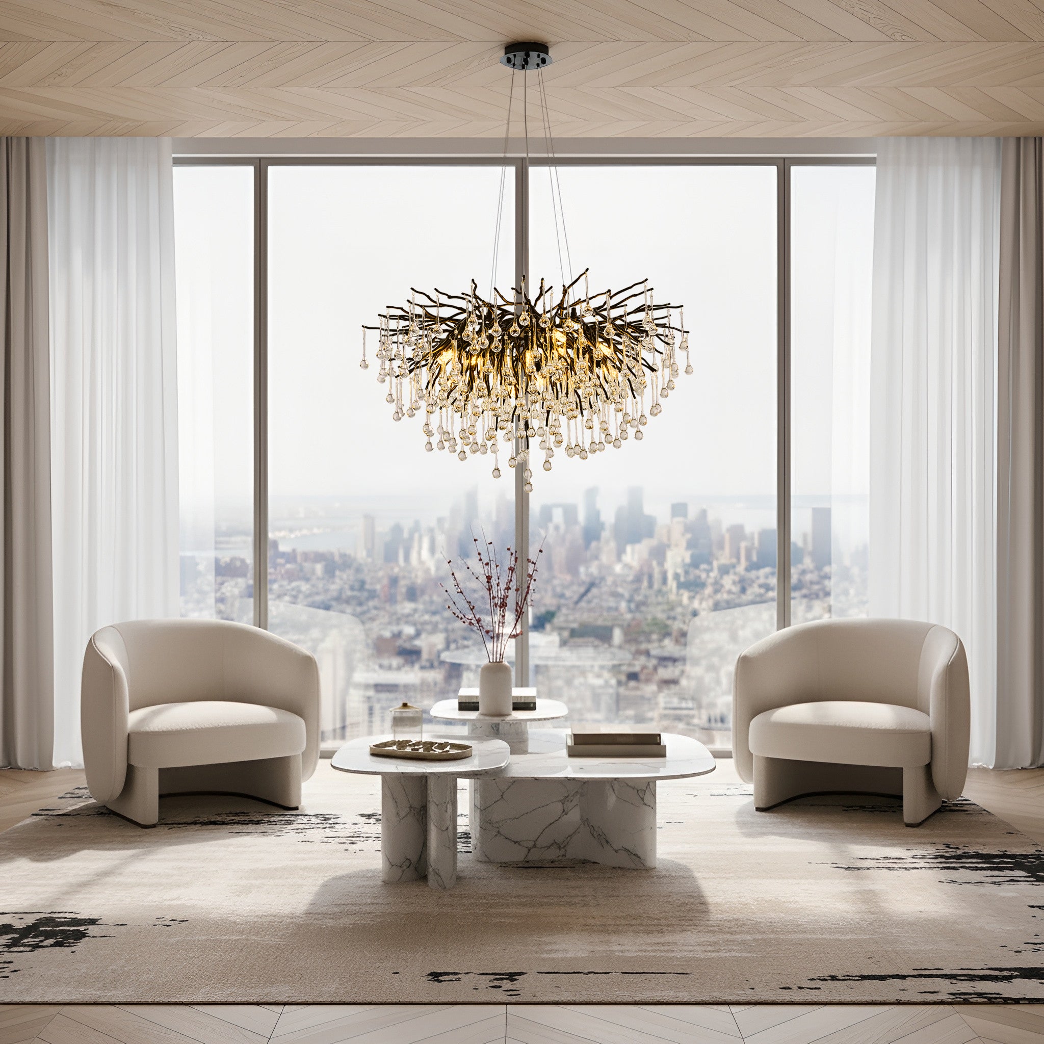 The Crowned Branch Chandelier