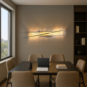 Luxury Crystal Spiral Sconce Light