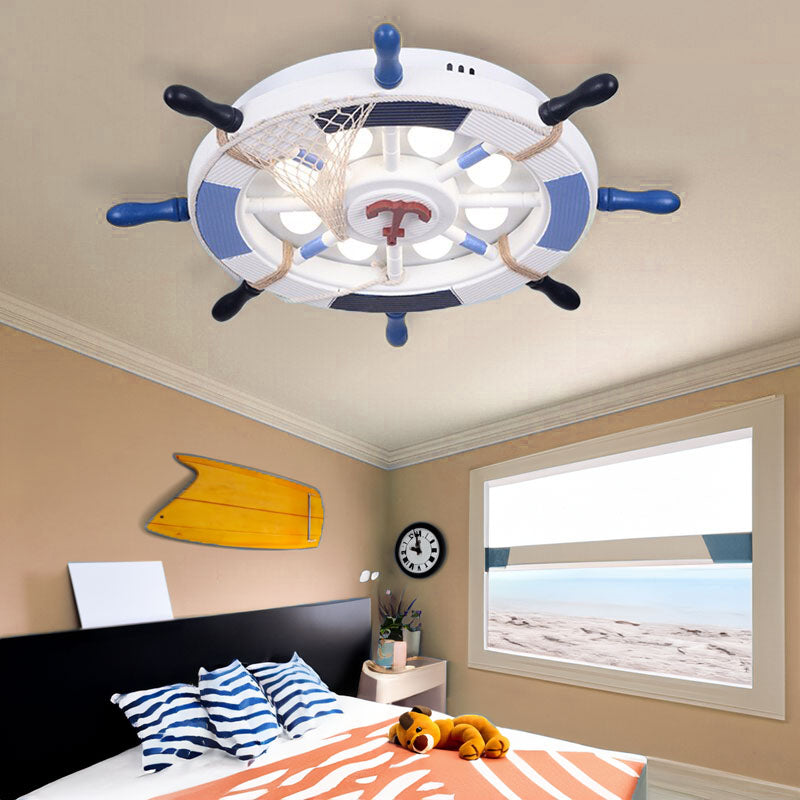 Pirate's Wheel Kid's Ceiling Light