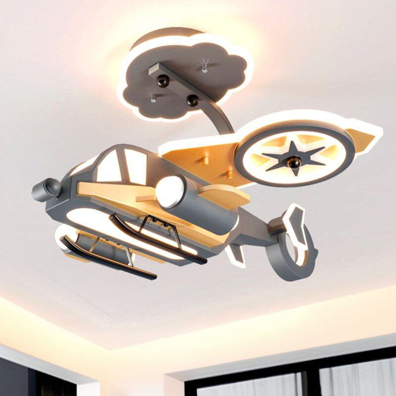 Helicopter Kid's Ceiling Light