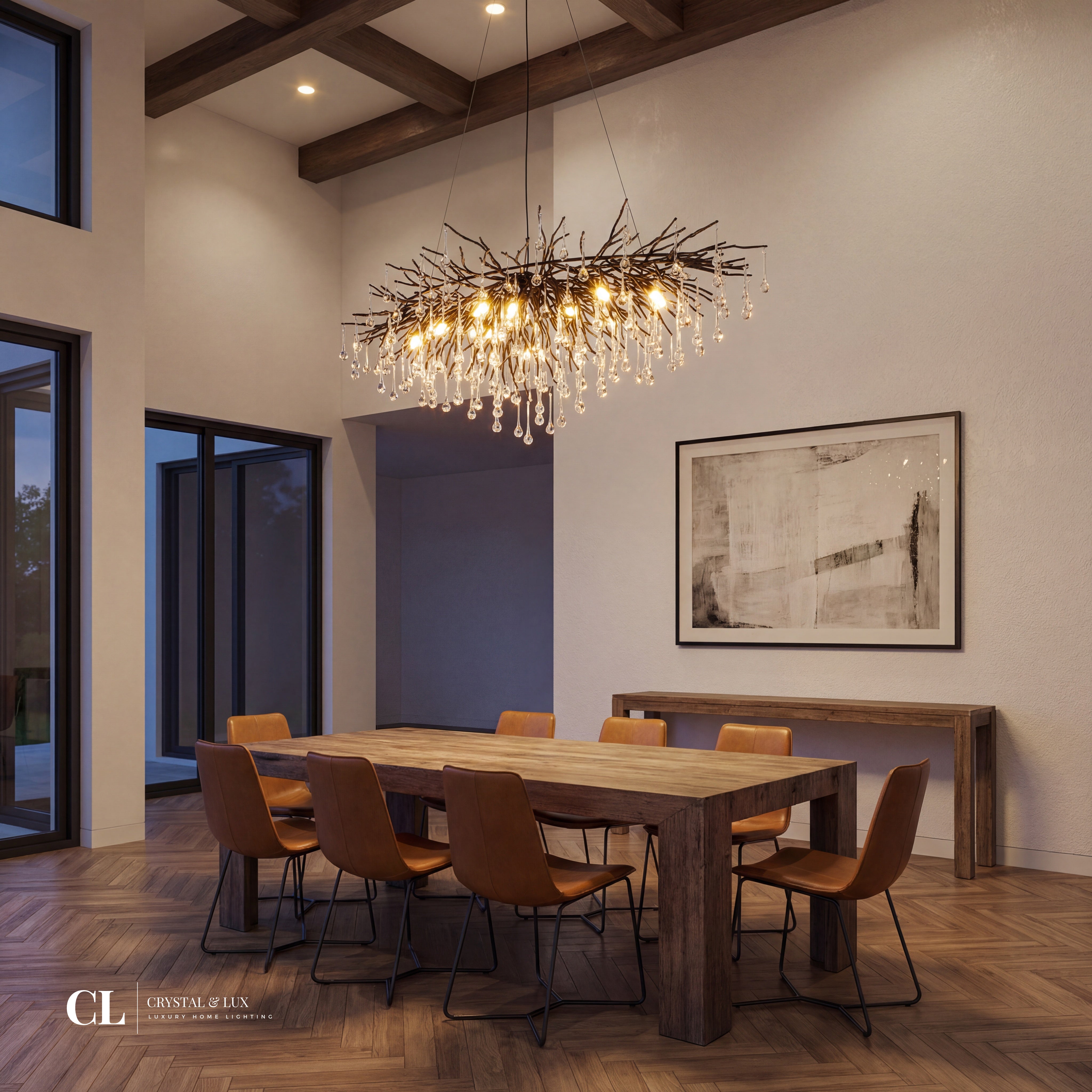 The Grand Crowned Branch Chandelier