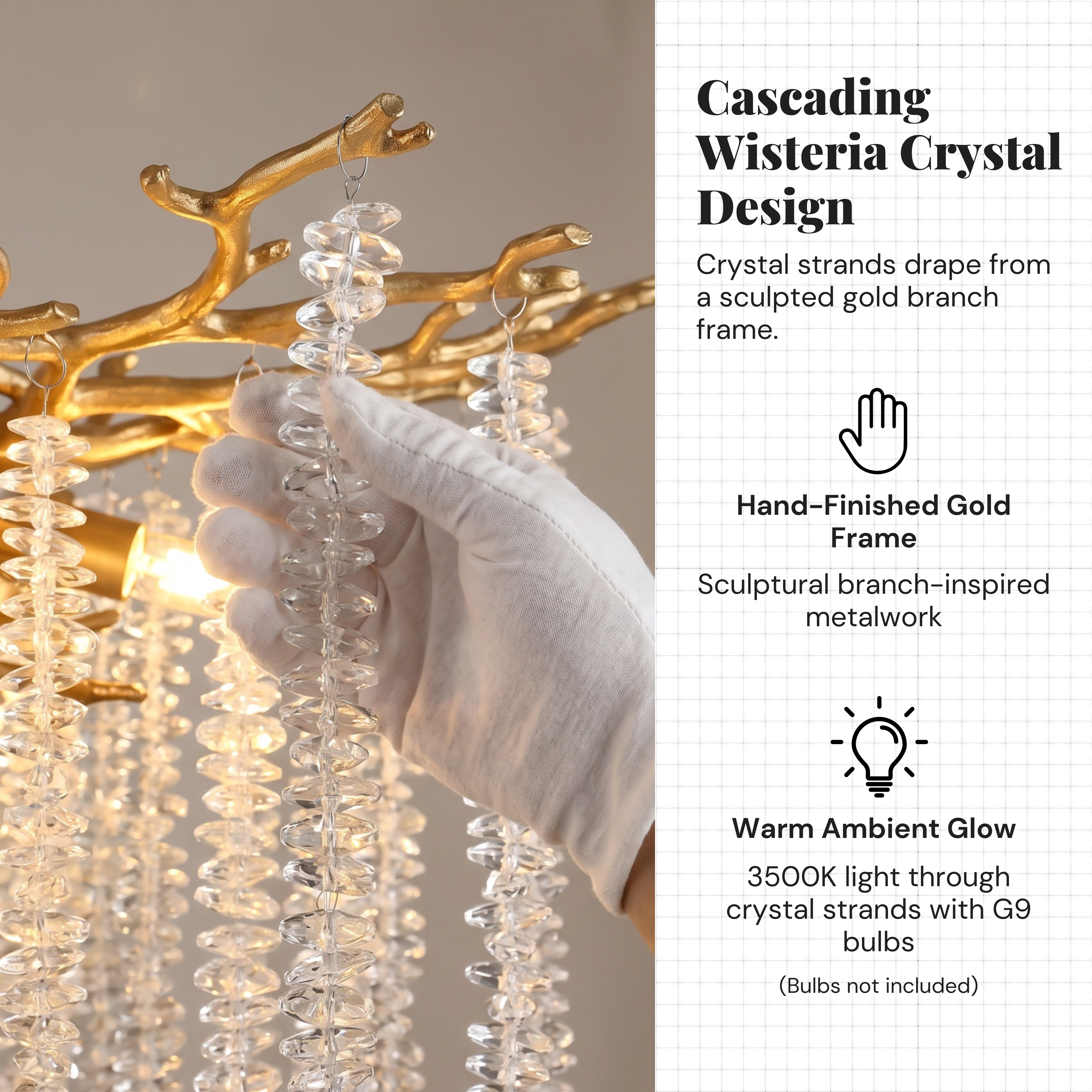The Hanging Wisteria Chandelier