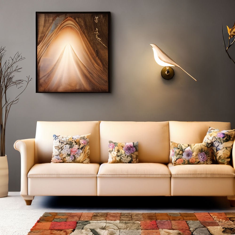 Luxury Acrylic Magpie Bird Sconce Light - Sconce - Crystal & Lux